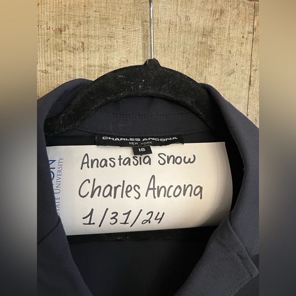 Navy blue Charles Ancona ladies coat/jacket - Picture 3 of 13